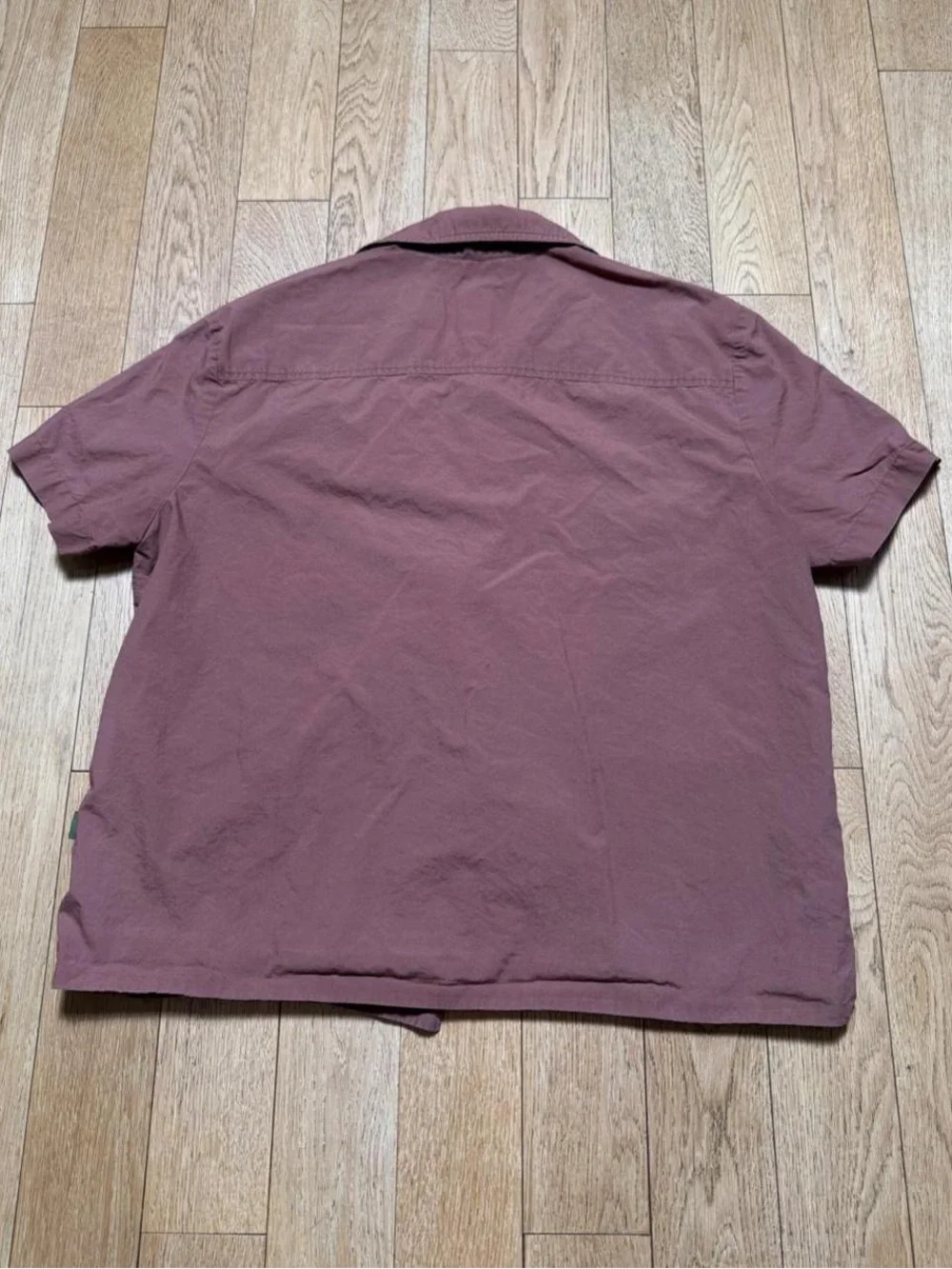 Heaven By Marc Jacobs Short-Sleeve Button-Down Shirt in Dusty Mauve